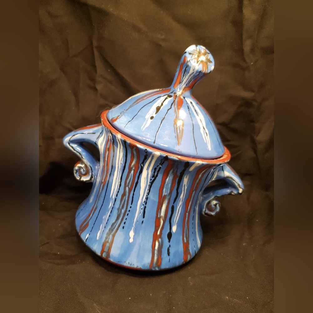 Mayco whimsical sugar bowl